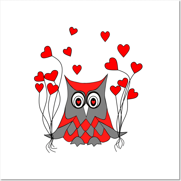 Owl Love You Forever Wall Art by SartorisArt1